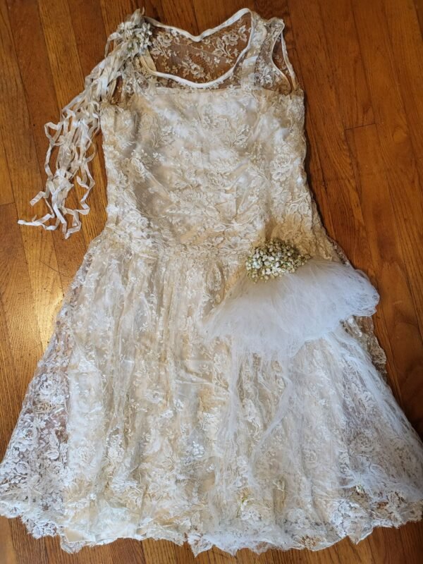 1927 Short Wedding Dress (G111)