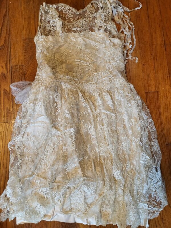 1927 Short Wedding Dress (G111) - Image 6