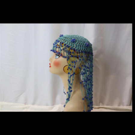 beaded headdress